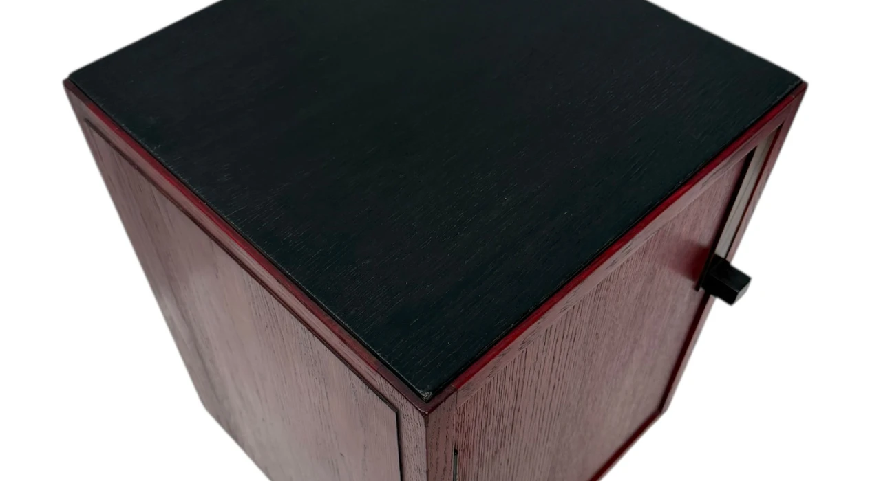 Two Art Deco Modernist Nightstands by A.H. Jansen for L.O.V. Oosterbeek, 1920s